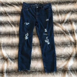 Old-Navy Mid-rise Rockstar Super Skinny Jeans